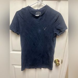 American eagle XS EXTRA SMALL MENS TEE blue athletic fit shortsleeved 100%cotton